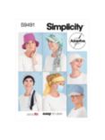 Simplicity Chemotherapy Head Coverings Sewing Pattern, S9491, A