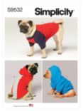 Simplicity Pet Clothing Sewing Pattern, S9532, A