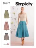 Simplicity Misses' Flared Skirt Sewing Pattern, S9377, U5