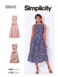 Simplicity Misses' Dresses Sewing Pattern, S9543, A