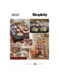 Simplicity Autumn Table Accessories Sewing Pattern S9397, OS