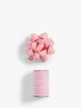 John Lewis Bow & Twine Gift Wrap Set, Pink