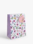 John Lewis Watercolour Floral Scallop Gift Bag, Small