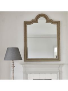 One.World Wilton Wood Wall Mirror, 122 x 92cm, Grey
