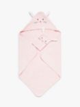 John Lewis Baby Bunny Towel & Mitt Set, Pink