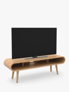 Tom Schneider Loopy 130 TV Stand for TVs up to 55", Natural Oak
