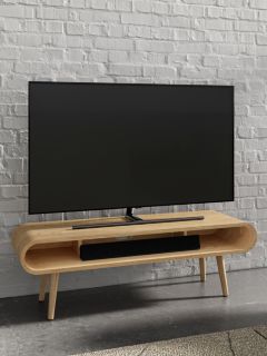 Tom Schneider Loopy 130 TV Stand for TVs up to 55", Natural Oak