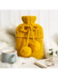 Wool Couture Hot Water Bottle Knitting Kit, Mustard