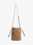 AND/OR Suede Bucket Bag