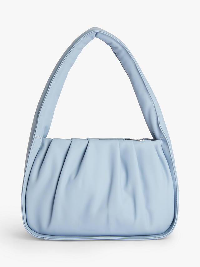 Kin Gathered Scoop Shoulder Bag, Light Blue at John Lewis & Partners