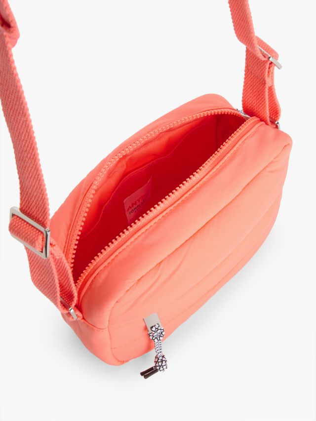 John Lewis ANYDAY Padded Flap Camera Handbag Coral