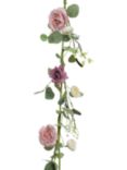 Kaemingk Pink Rose Garland, L150cm