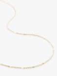 Monica Vinader 14ct Solid Gold Shimmer Chain Necklace, Gold