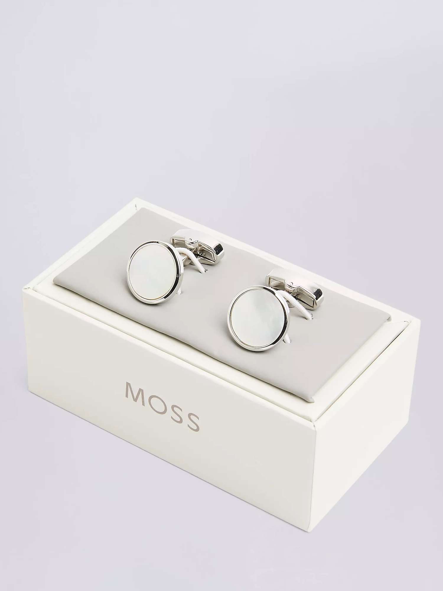 Buy Moss Bros. Mother of Pearl Cufflinks Online at johnlewis.com