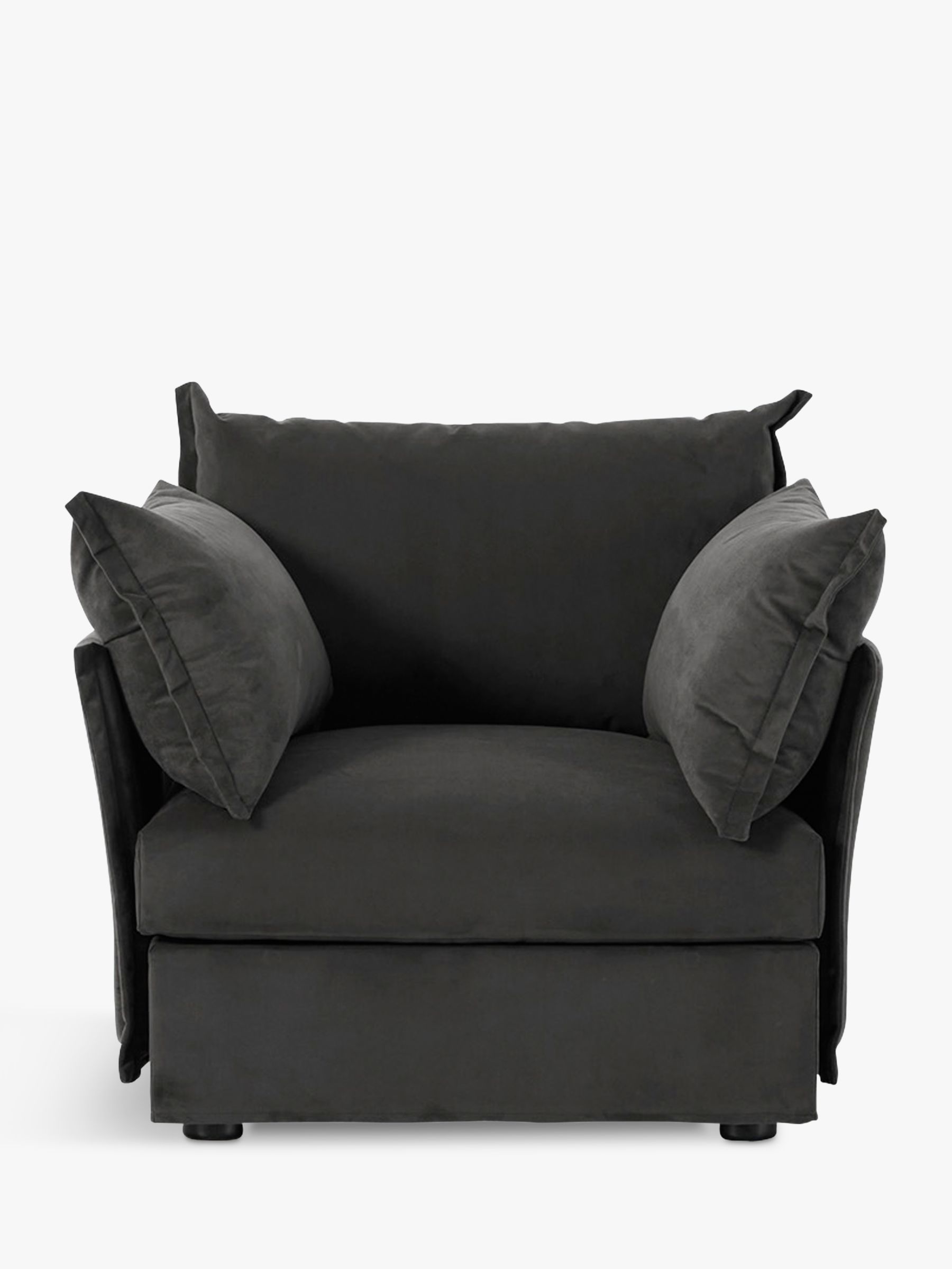 Model 06 Range, Swyft Model 06 Armchair, Charcoal Velvet