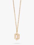 PDPAOLA Sentiment Zircon Pendant Necklace