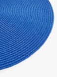 John Lewis ANYDAY Round Braided Placemats, Set of 4, Cobalt