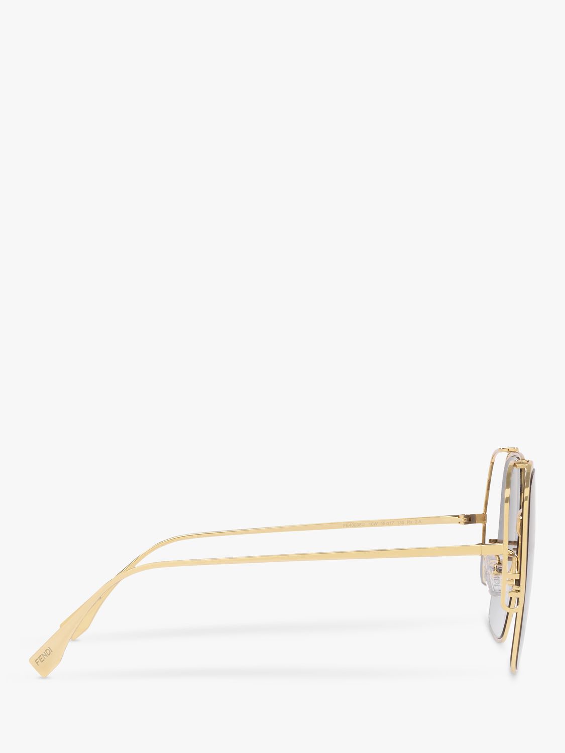 Sunglasses FENDI FE40015U 30E 61-17 Gold in stock, Price 250,00 €