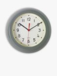 John Lewis Domed Analogue Wall Clock, 21cm, Green