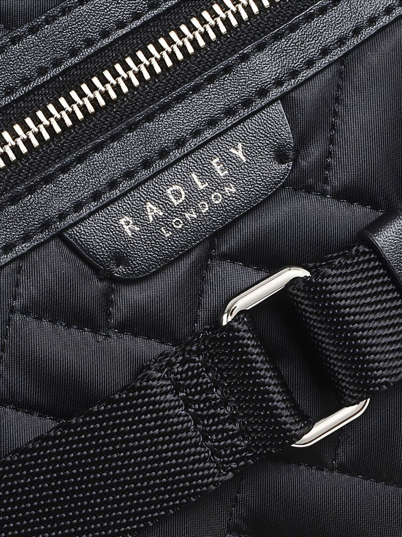 Radley Finsbury Park Quilt Small Ziptop Cross Body Bag in Green