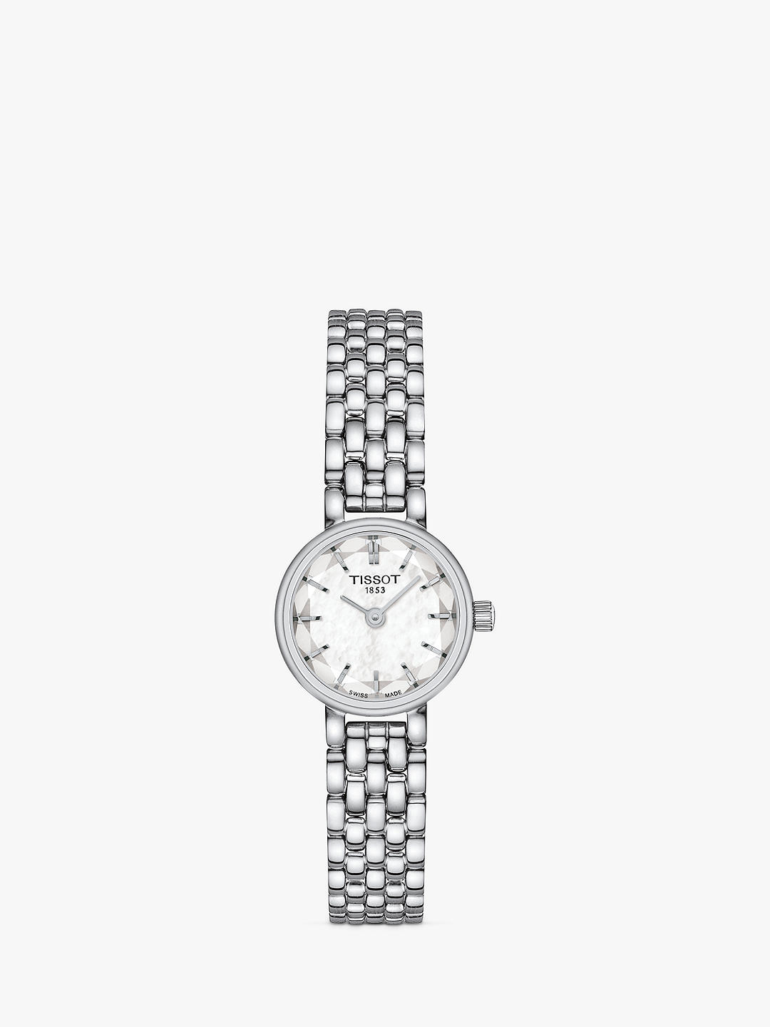 Tissot Women's Lovely Bracelet Strap Watch, Silver/White T1400091111100