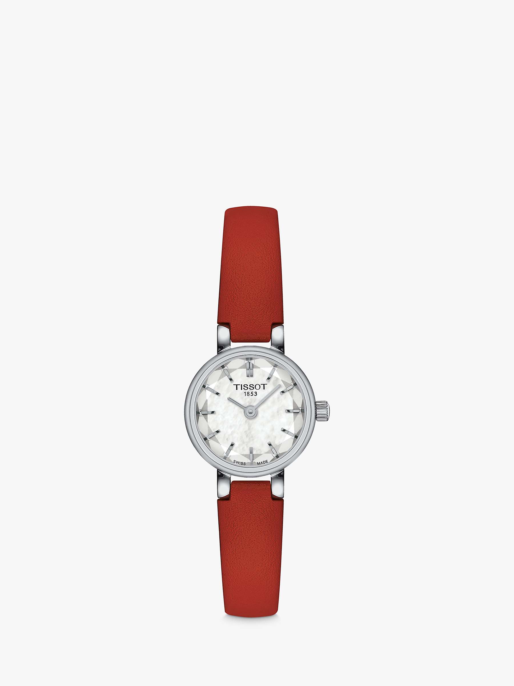 Buy Tissot Women's Lovely Leather Strap Watch Online at johnlewis.com