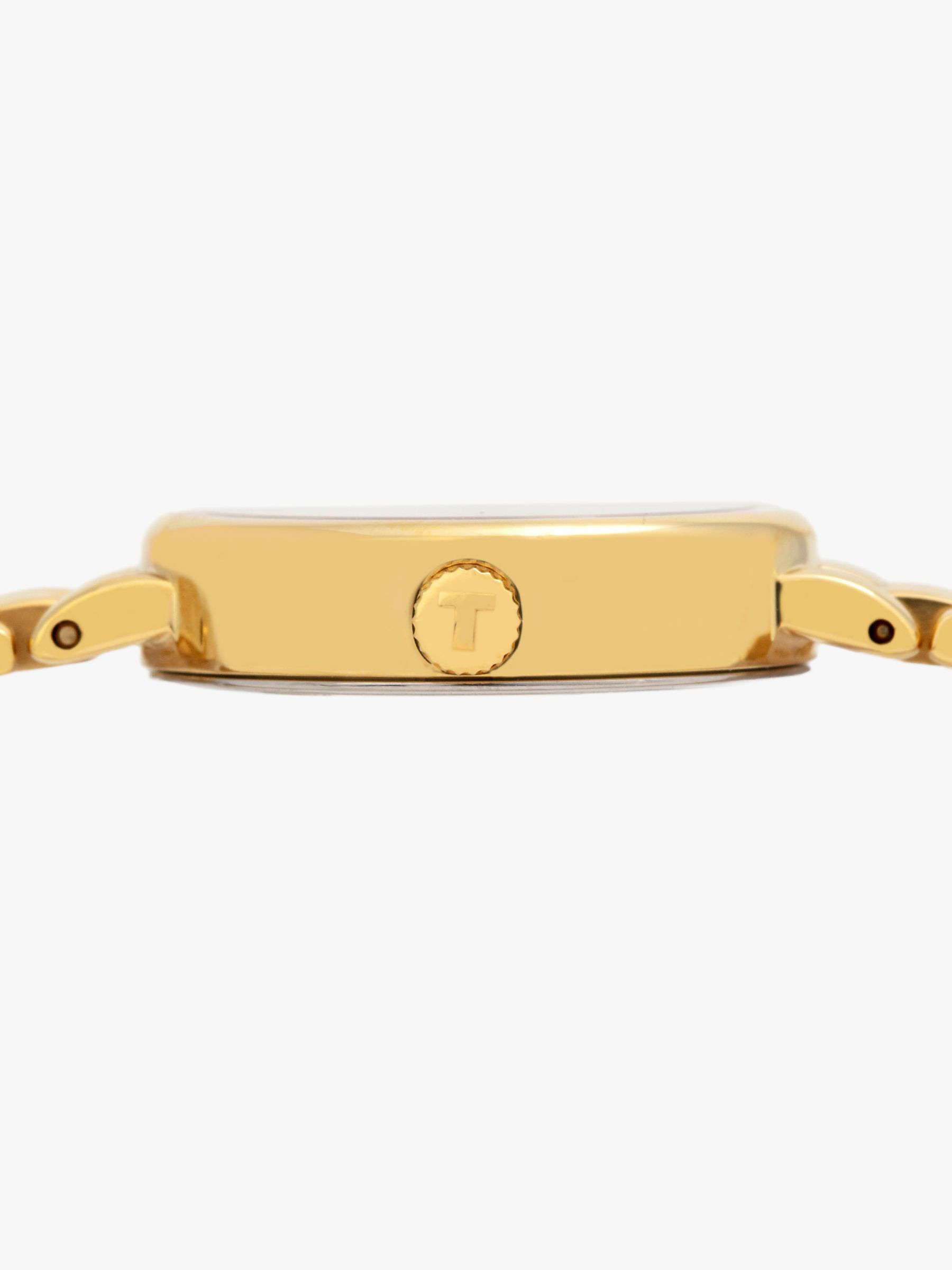 Buy Tissot T0580093303100 Women's Lovely Bracelet Strap Watch, Gold/White Online at johnlewis.com