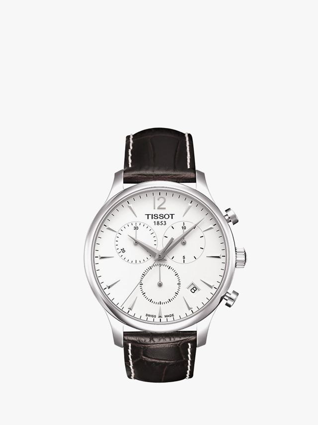 Tissot T0636171603700 Men s Tradition Chronograph Date Leather