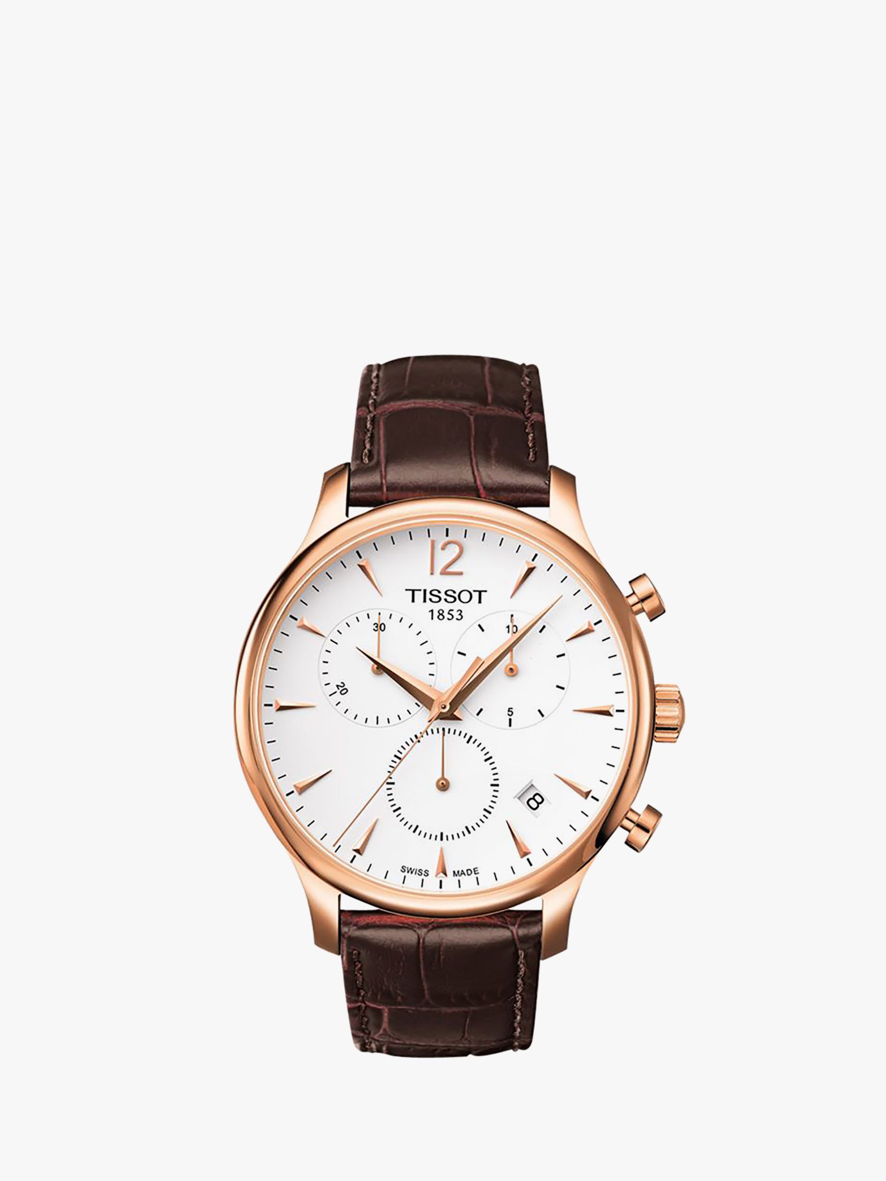 Tissot T0636173603700 Men s Tradition Chronograph Date Leather