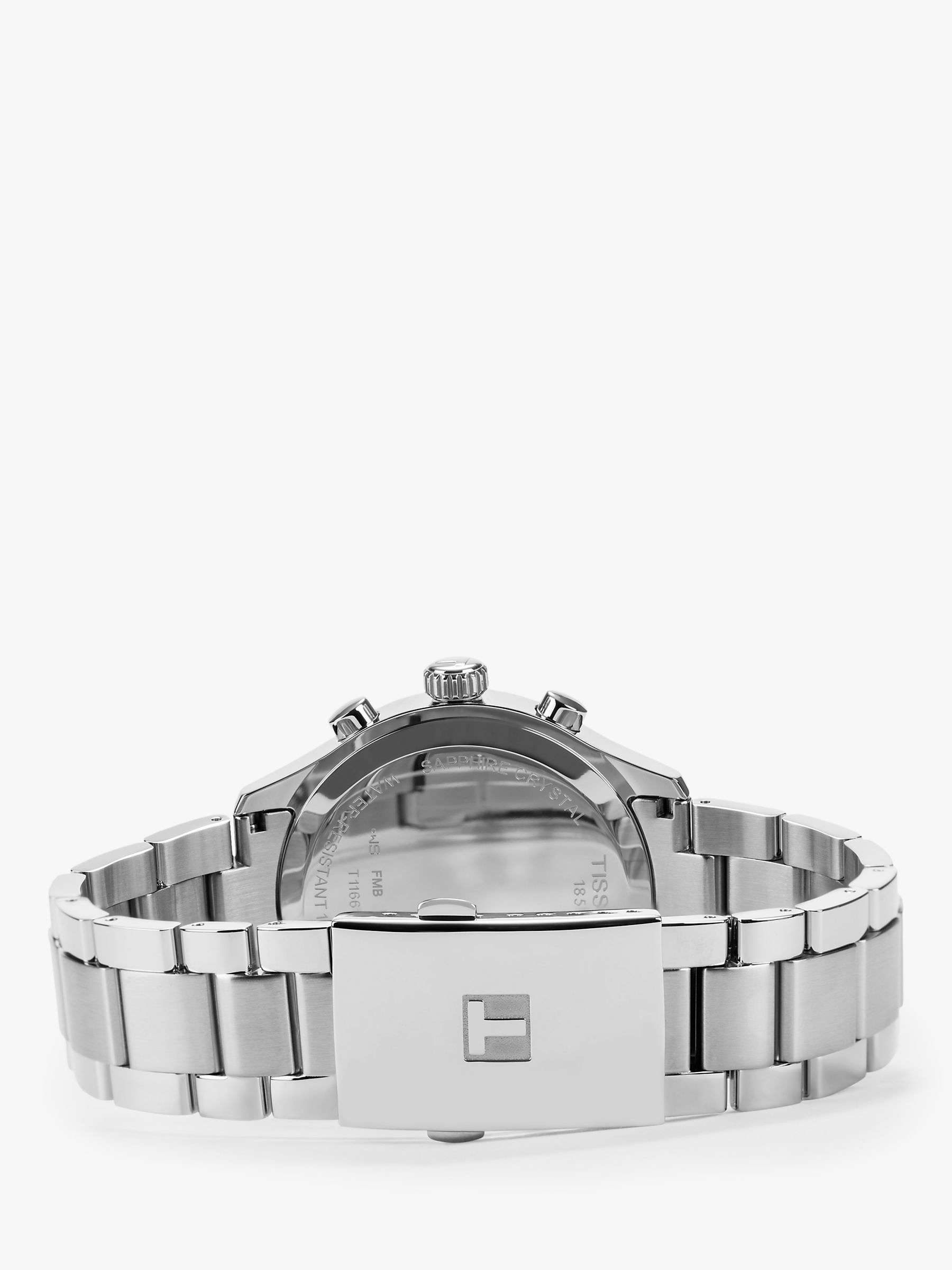 Buy Tissot T1166171105701 Men's Chrono XL Classic Chronograph Date Bracelet Strap Watch, Silver/Black Online at johnlewis.com