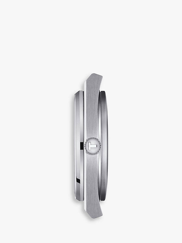 Tissot T1374071109100 Men's PRX Automatic Powermatic 80 Date Bracelet Strap Watch, Silver/Green