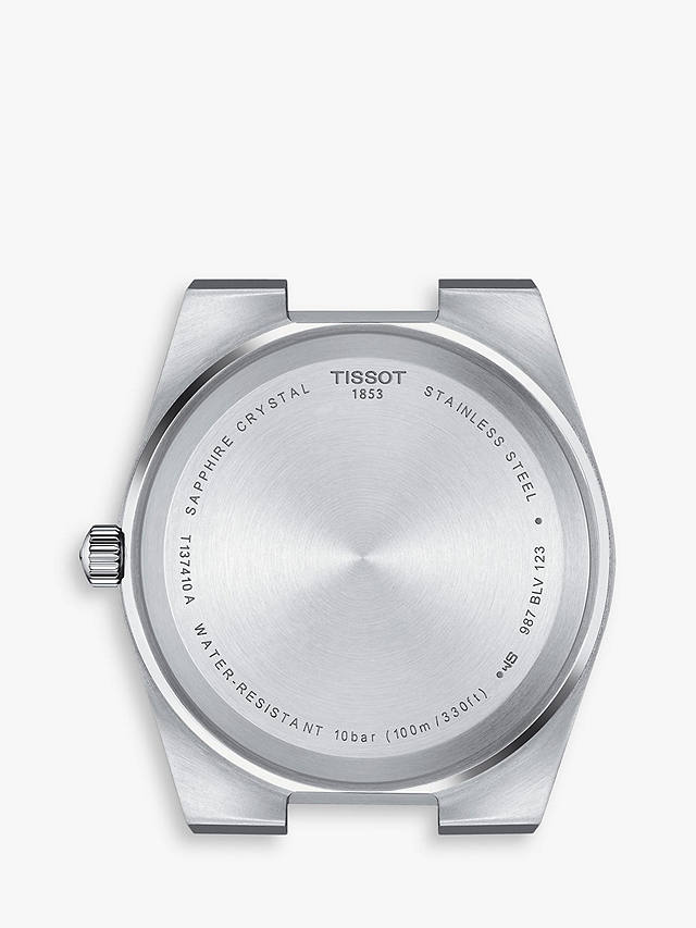 Tissot Men's PRX Date Bracelet Strap Watch, Silver/Green T1374101109100