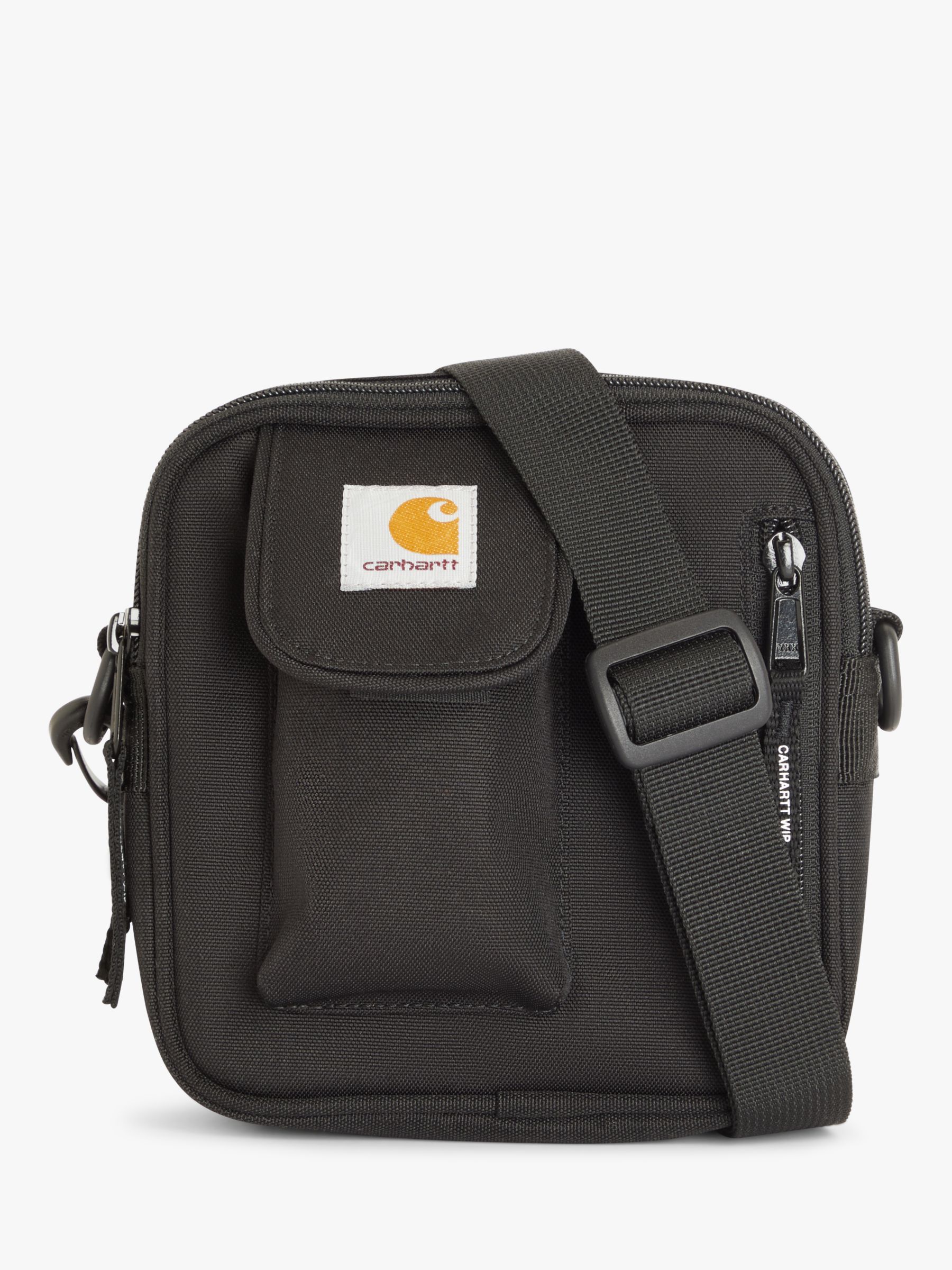 Carhartt WIP Essentials Cross Body Bag, Black at John Lewis & Partners