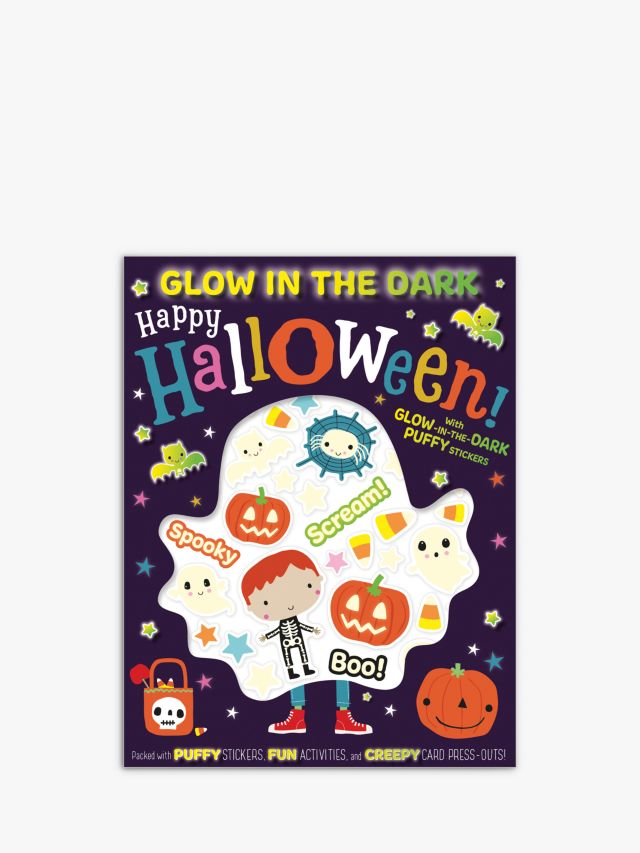 Glow in the Dark Happy Halloween Children's Activity Book