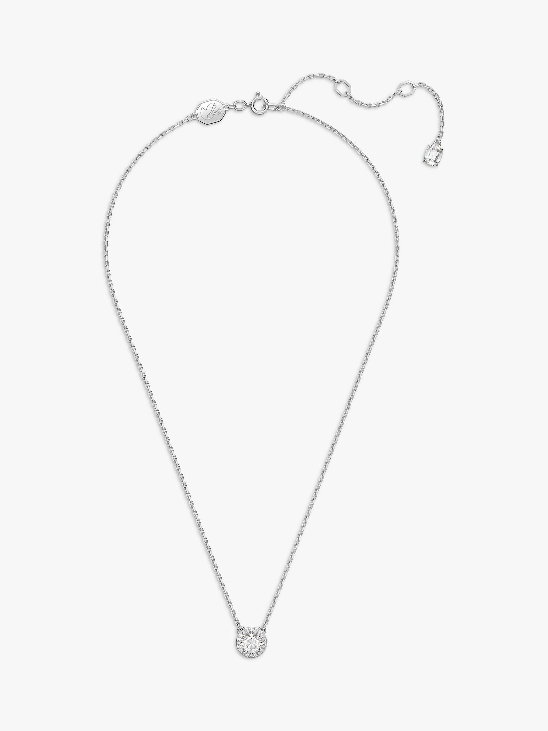 Buy Swarovski Constella Crystal Pendant Necklace, Silver Online at johnlewis.com
