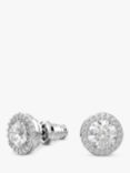 Swarovski Contsella Round Crystal Stud Earrings, Silver