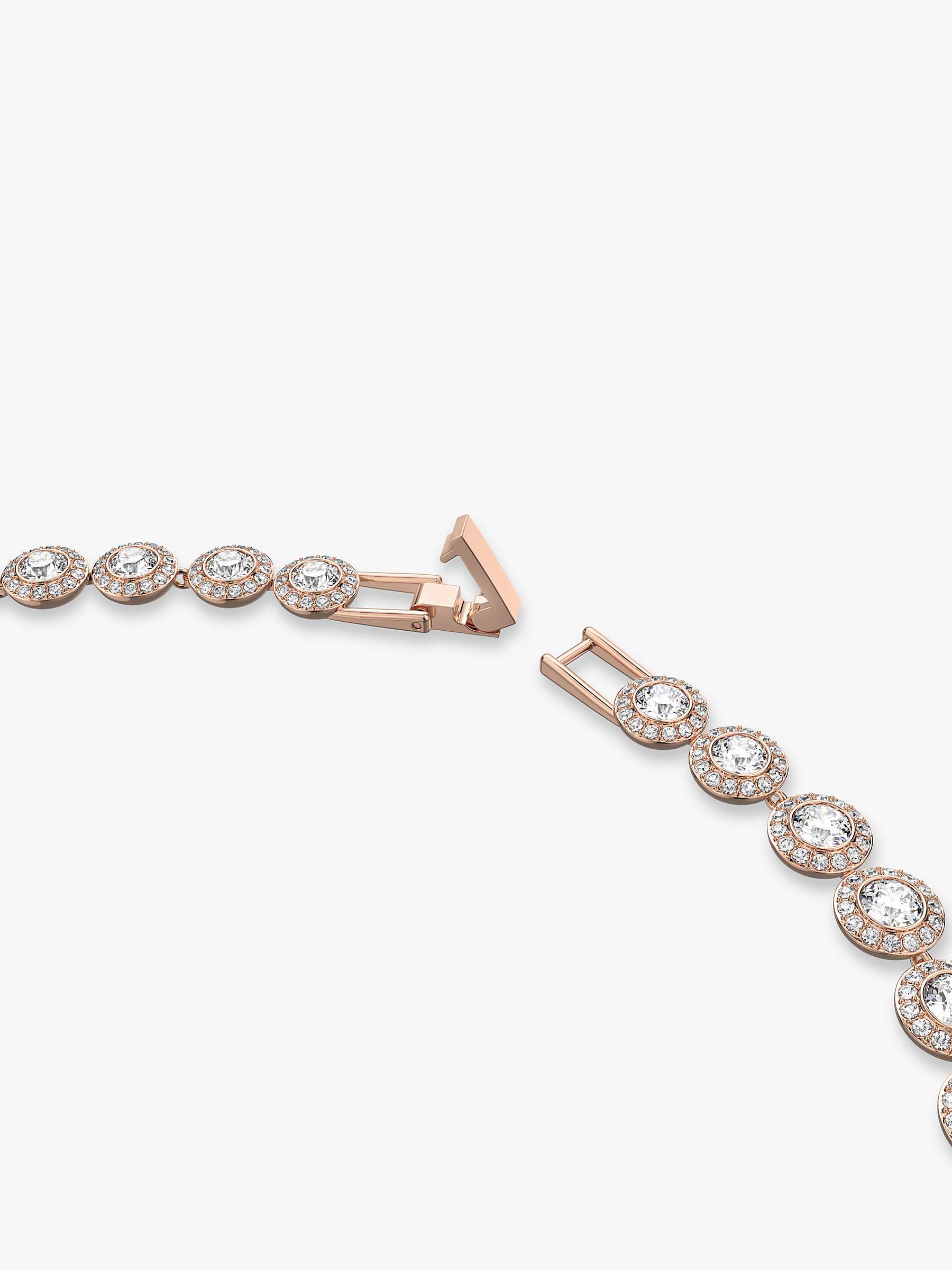Buy Swarovski Angelic Crystal Collar Necklace, Rose Gold Online at johnlewis.com