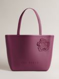 Ted Baker Jelliez Large Silicone Tote Bag, Deep Purple