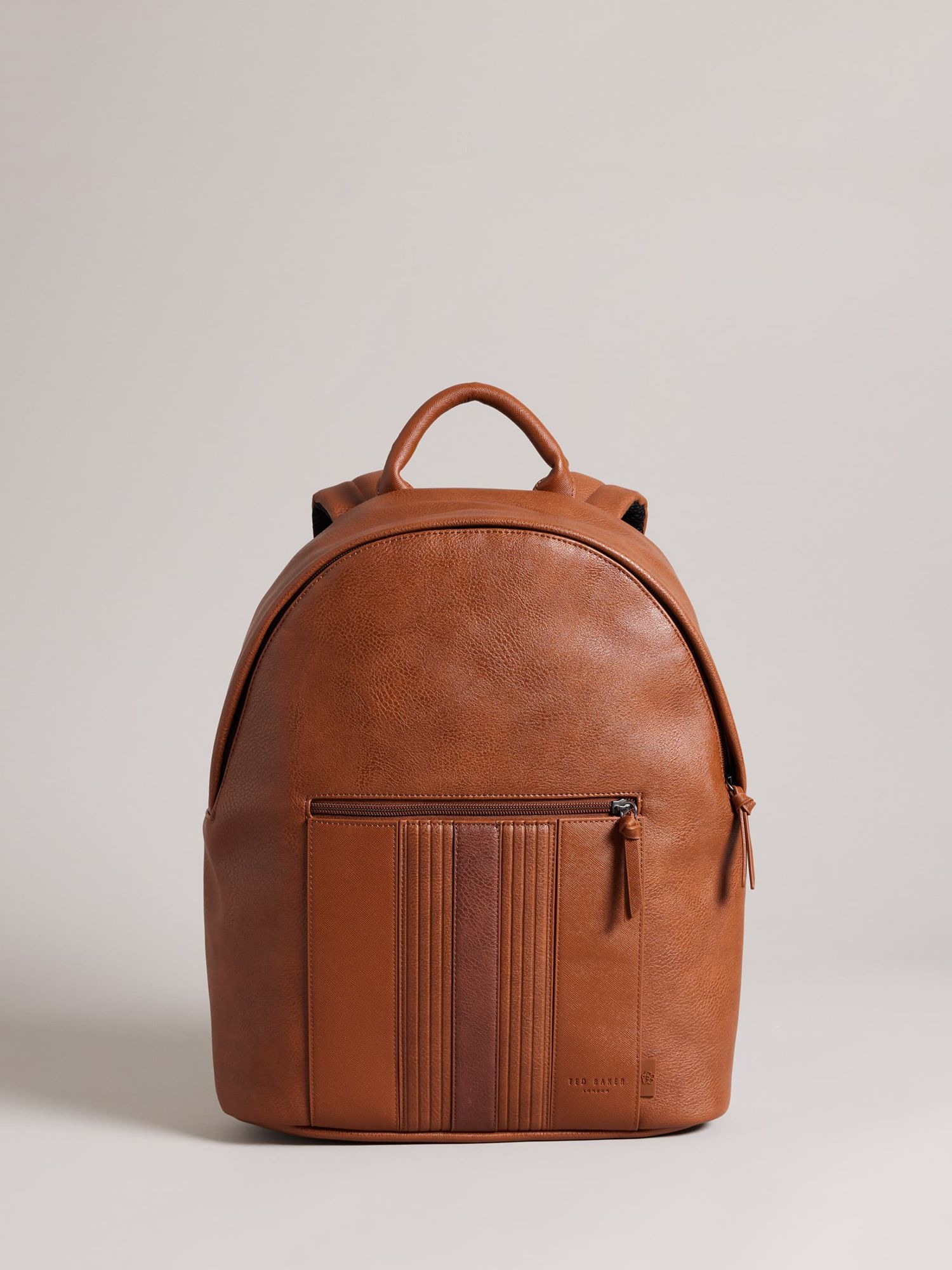 Ted Baker Esentle Striped Backpack, Tan at John Lewis & Partners