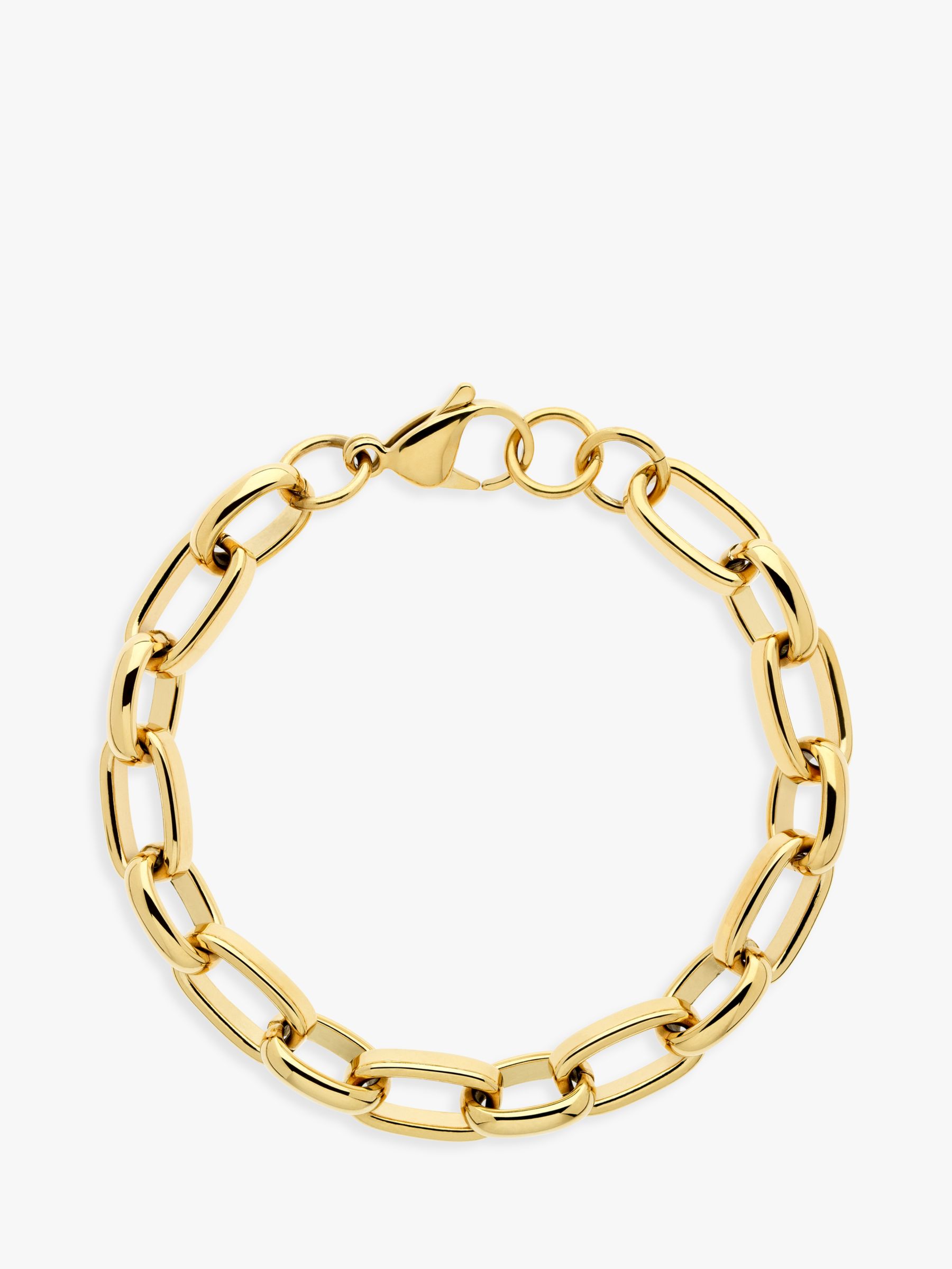 Melissa Odabash Chunky Chain Bracelet, Gold at John Lewis & Partners