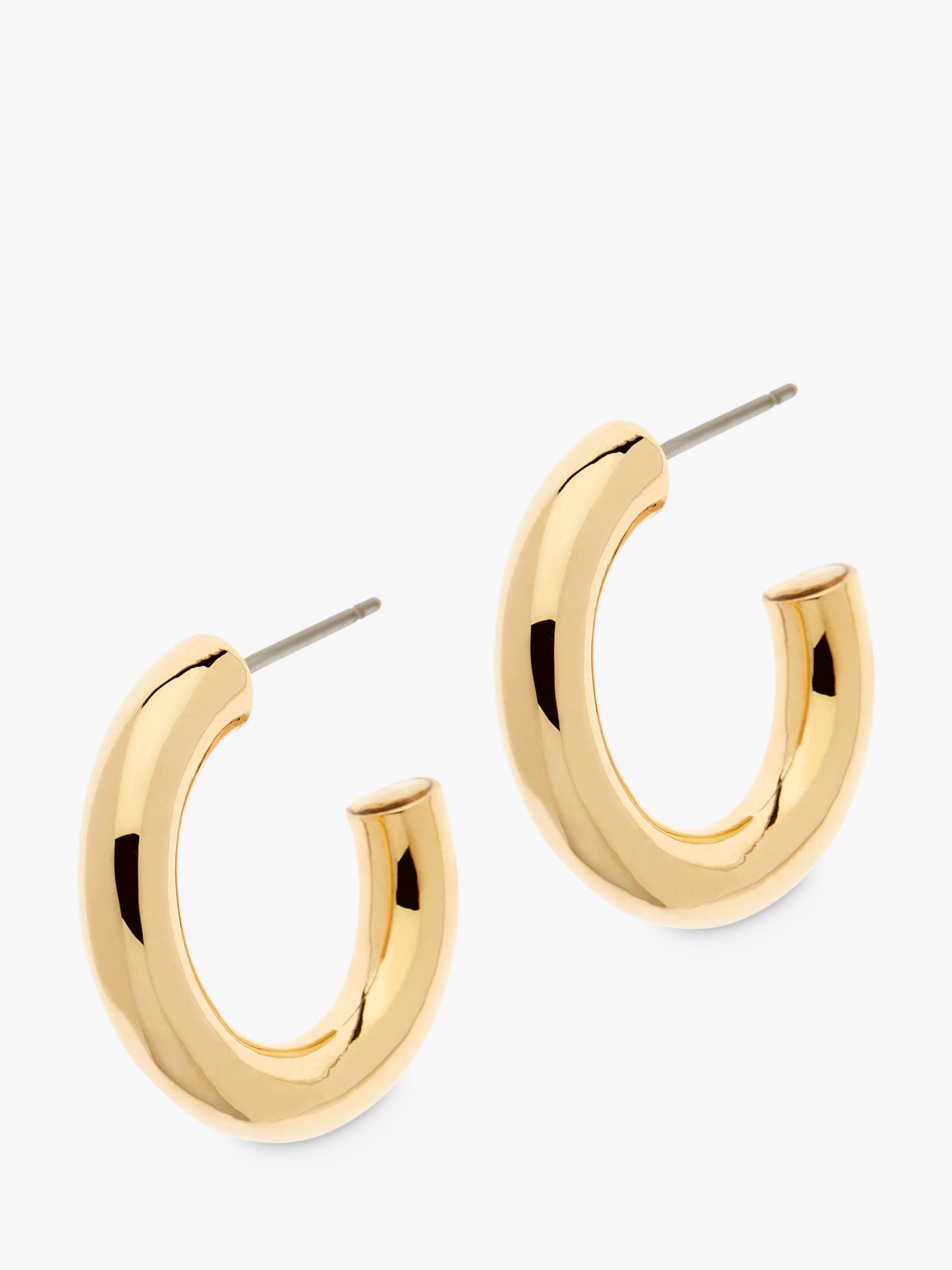 Melissa Odabash Chunky Hoop Earrings, Gold at John Lewis & Partners