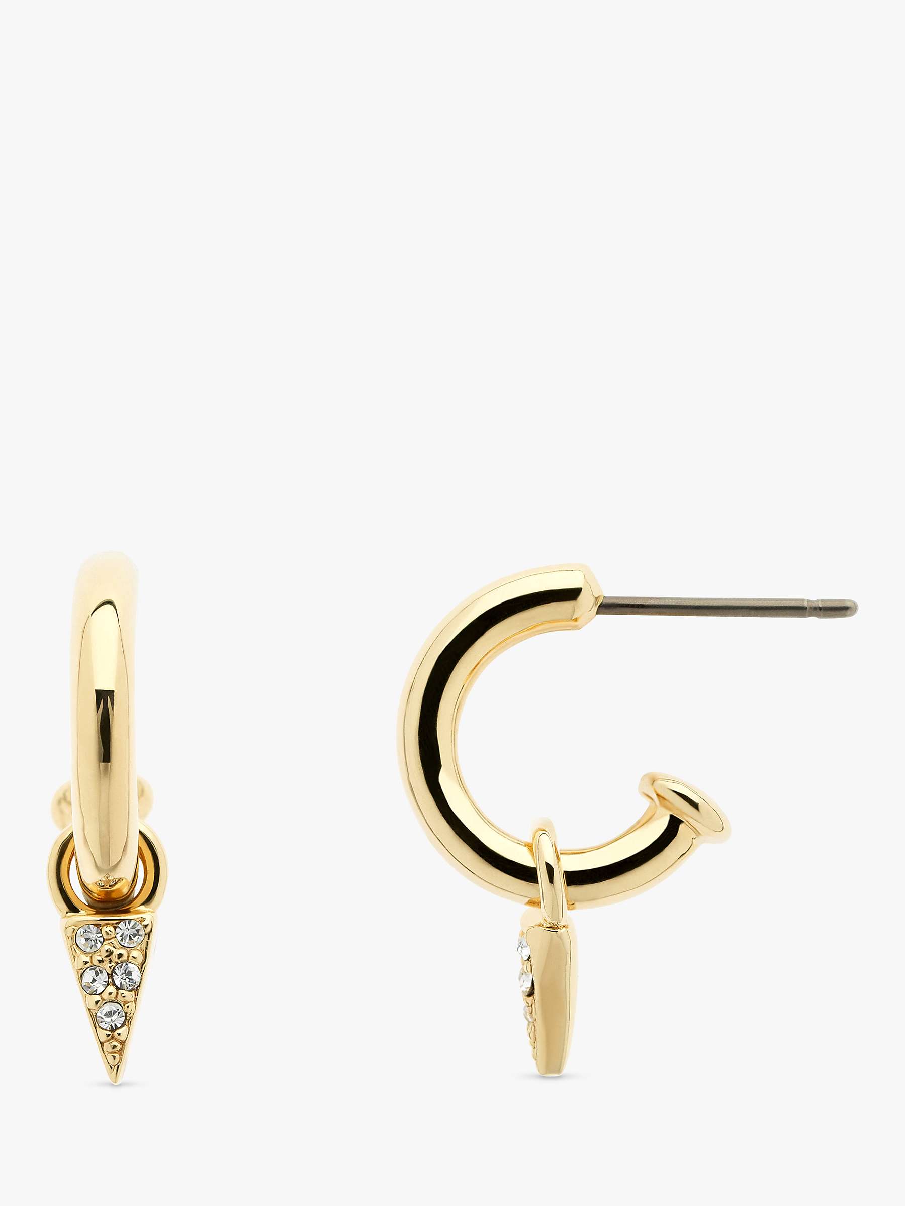 Buy Melissa Odabash Crystal Triangle Drop Hoop Earrings Online at johnlewis.com