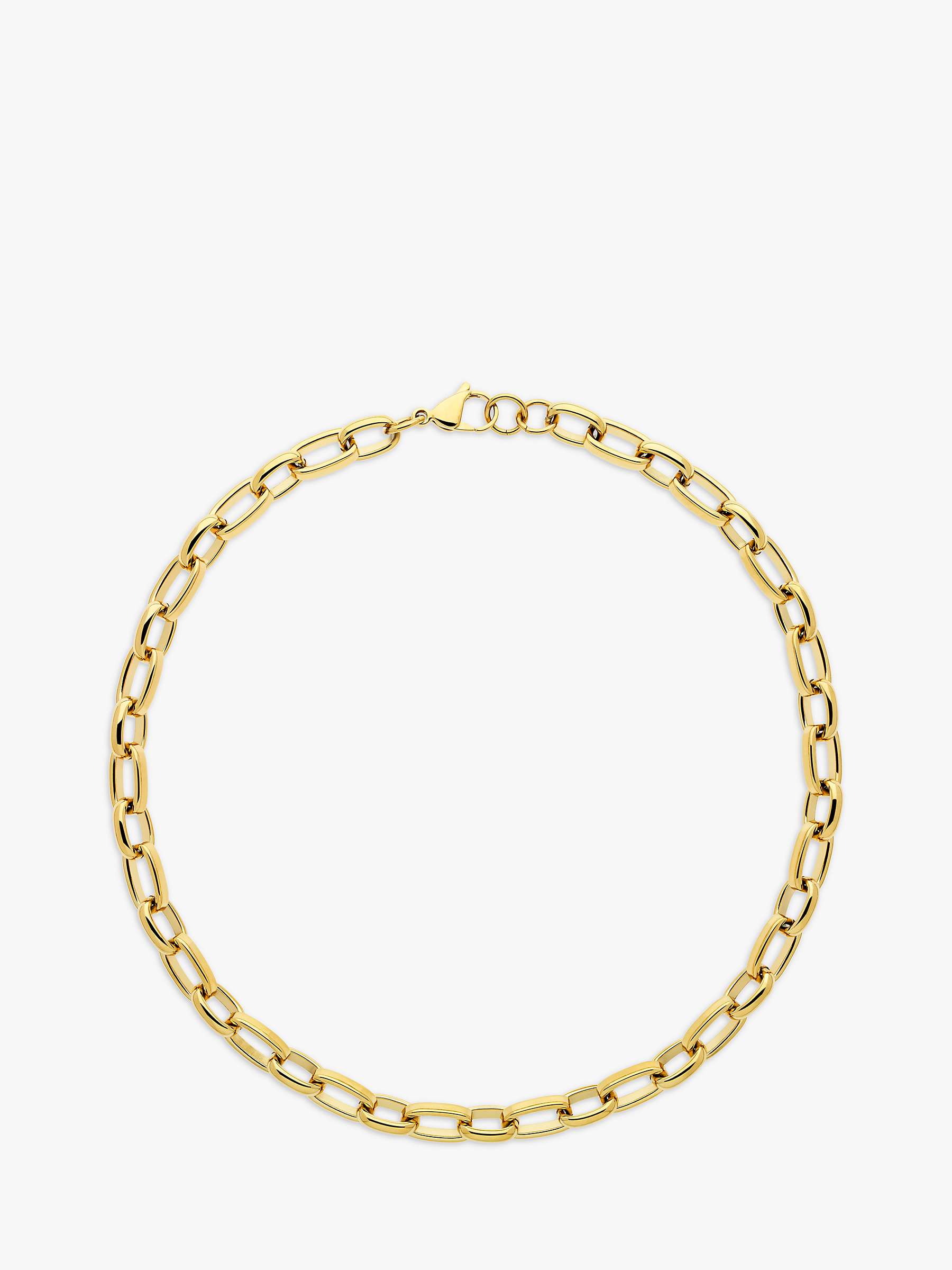Buy Melissa Odabash Chunky Chain Necklace, Gold Online at johnlewis.com