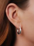 Lauren Ralph Lauren Small Hoop Earrings, Silver