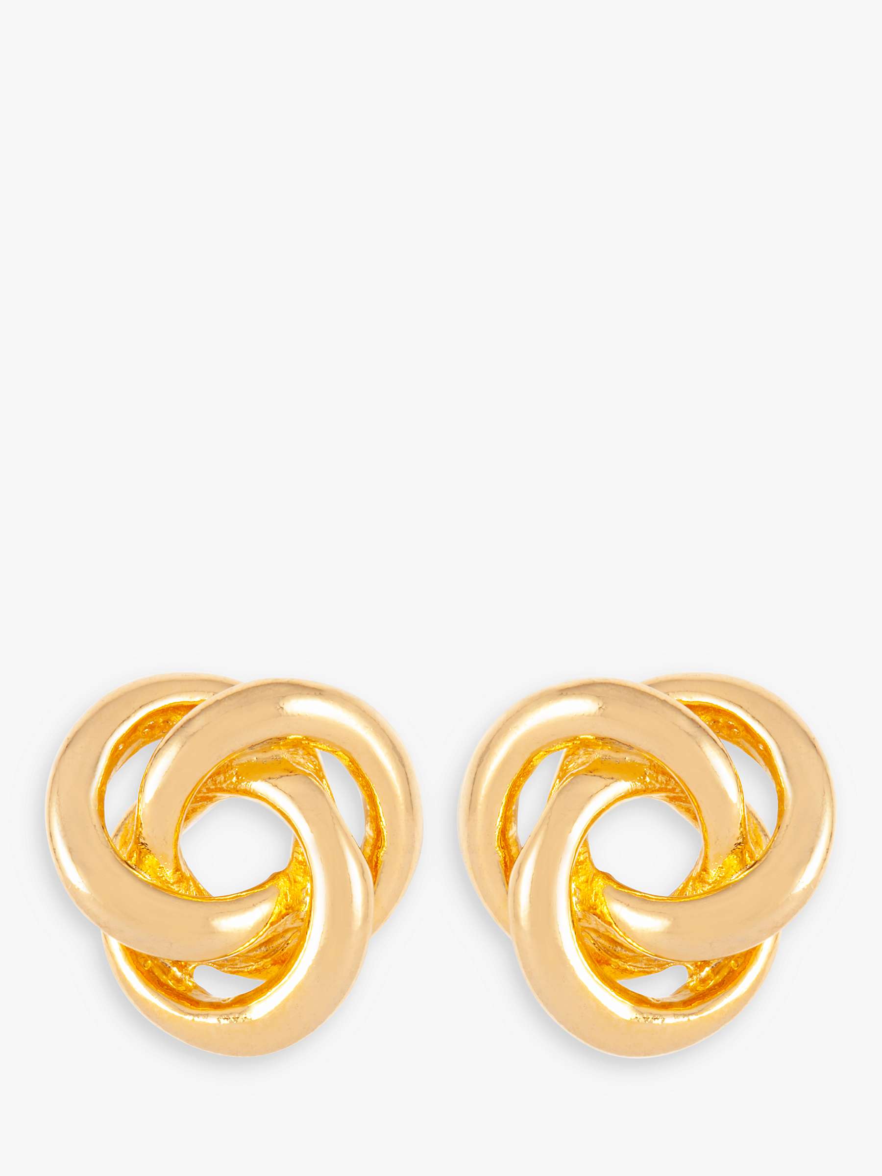 Buy Susan Caplan Vintage Gold Plated Knot Stud Earrings, Dated Circa 1990s, Gold Online at johnlewis.com