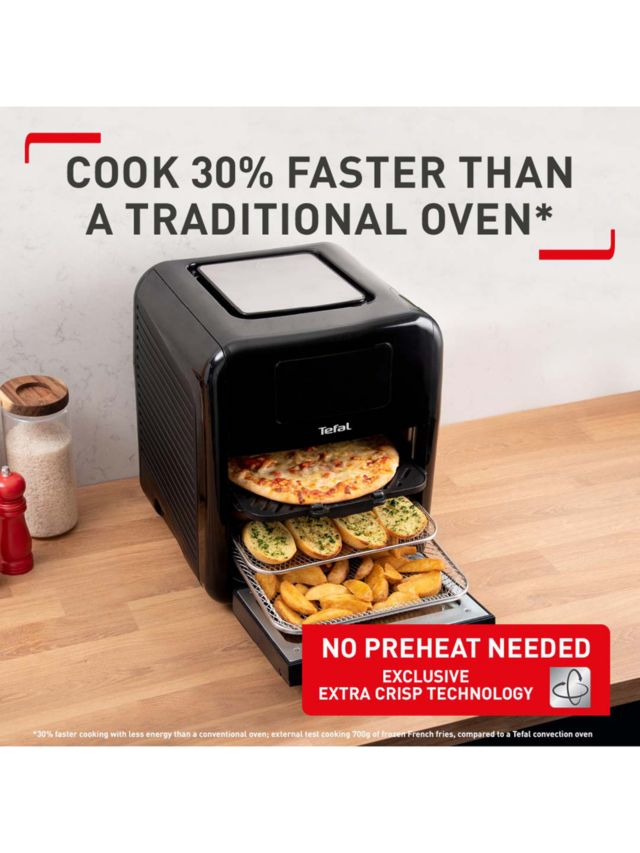Tefal FW501 Easy Fry 9in1 Digital Air Fryer, Grill & Oven, 11L, Black