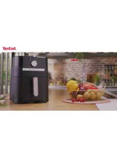 Tefal Easy Fry 2-in-1 Fry & Grill Classic Air Fryer & Health Grill, Black