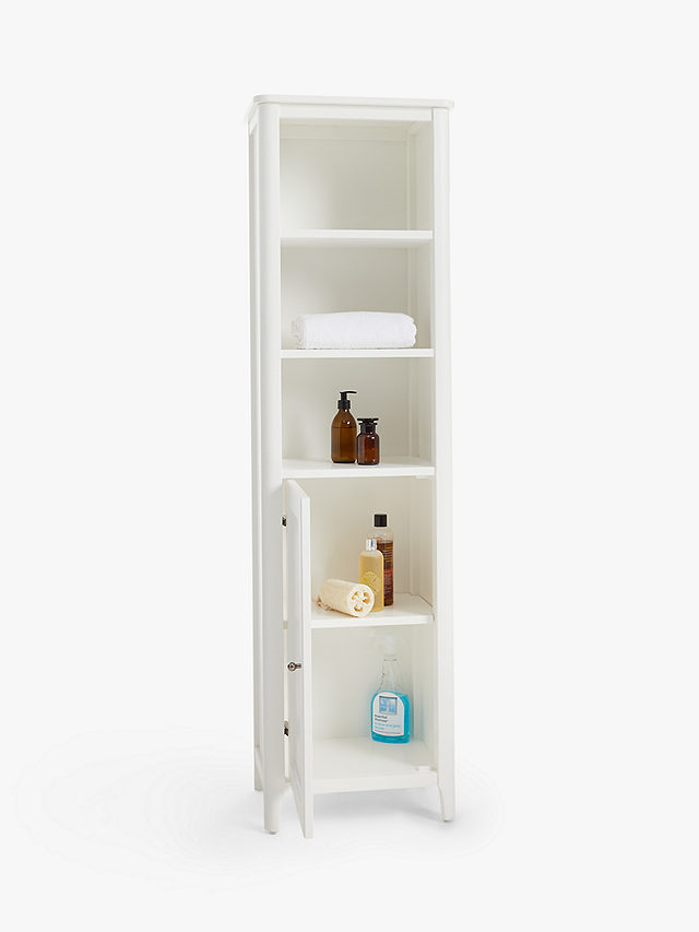 John Lewis Portsman Tallboy Bathroom Storage Cabinet, White