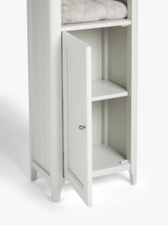 John Lewis Portsman Tallboy Bathroom Storage Cabinet, Grey