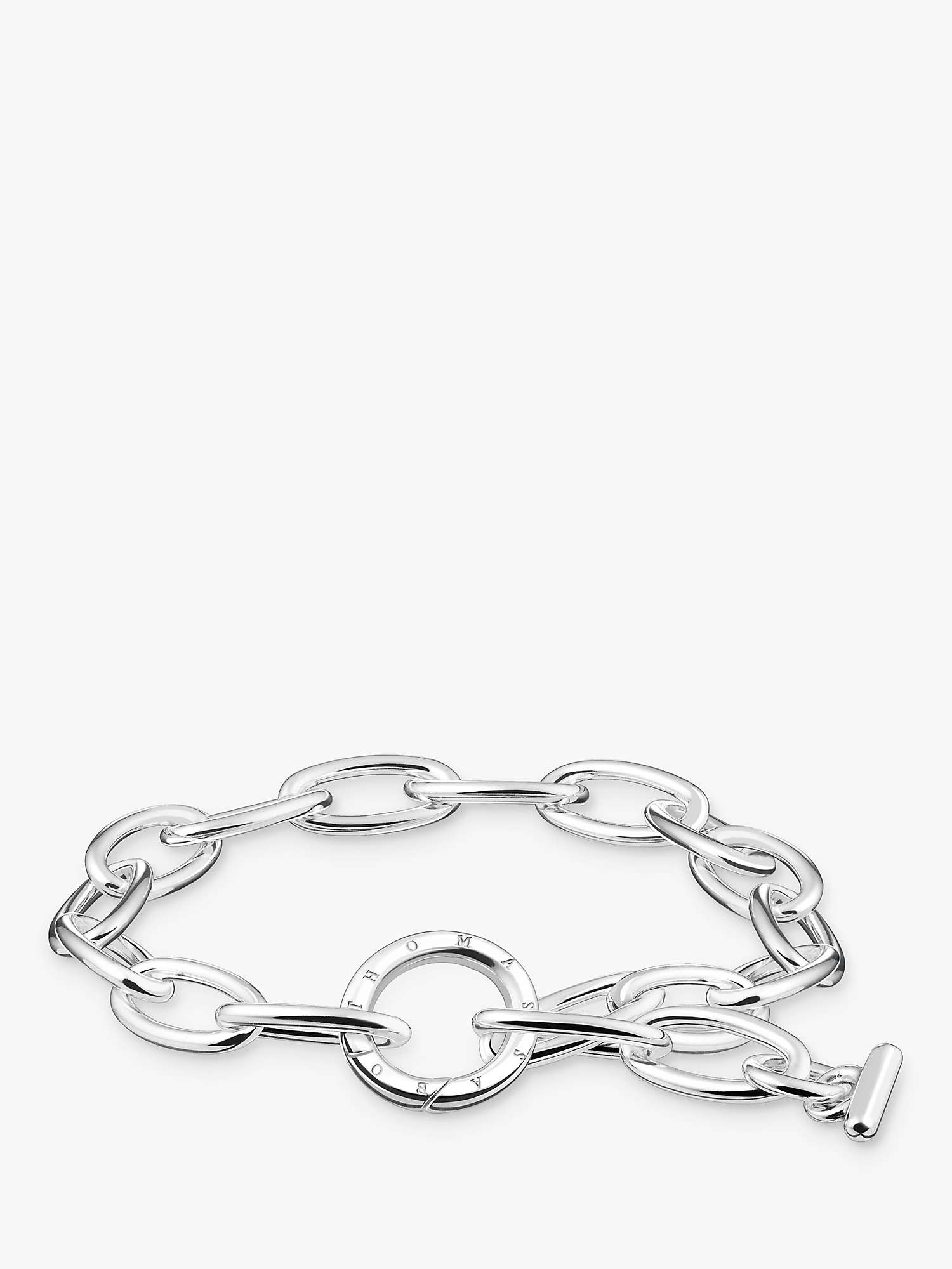 Buy THOMAS SABO Link Chain Bracelet, Silver Online at johnlewis.com